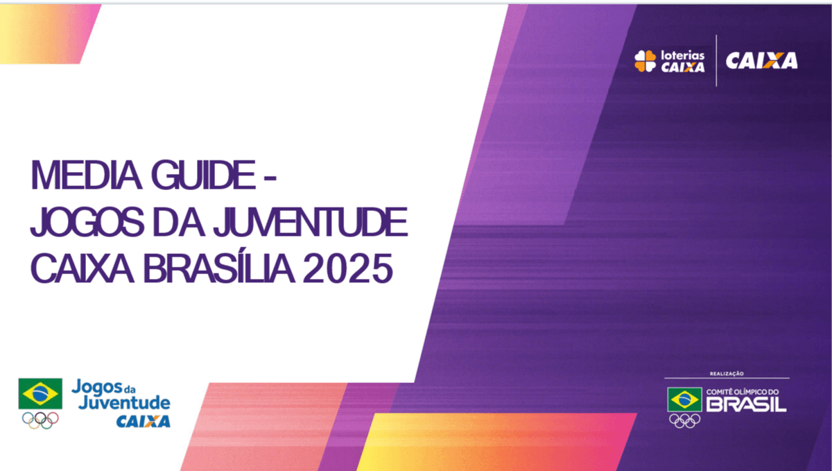 COB lança Media Guide para Jogos da Juventude CAIXA Brasília 2025