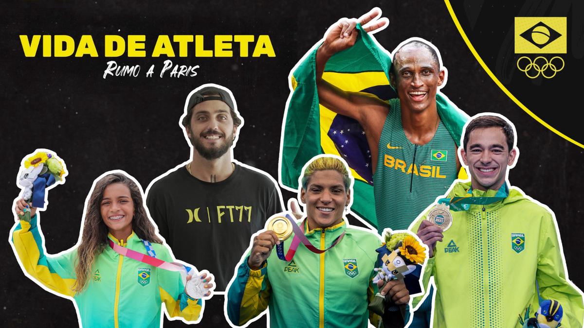Série "Vida de Atleta" estreia neste domingo. Foto: Montagem