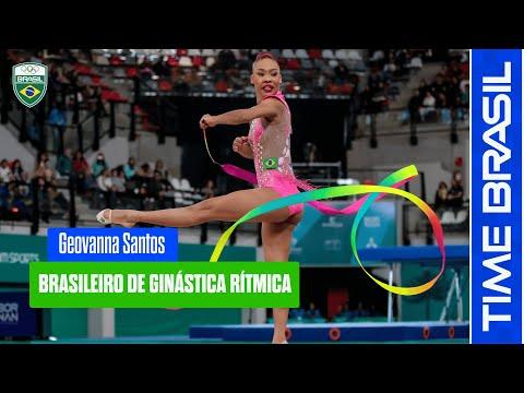 Geovanna Santos - Apresentação fita | Campeonato Brasileiro de Ginástica Rítmica
