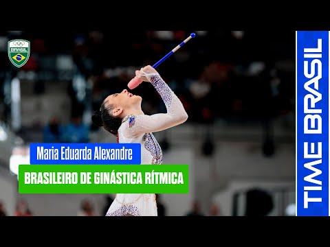 Maria Eduarda Alexandre - Apresentação maças | Campeonato Brasileiro de Ginástica Rítmica